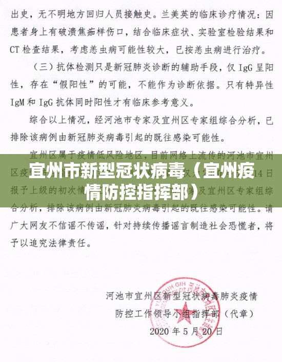宜州市新型冠状病毒（宜州疫情防控指挥部）