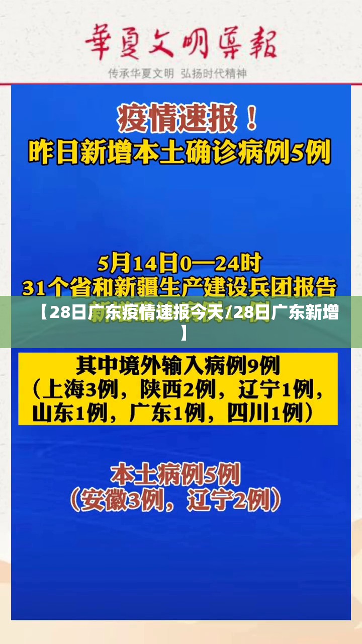 【28日广东疫情速报今天/28日广东新增】