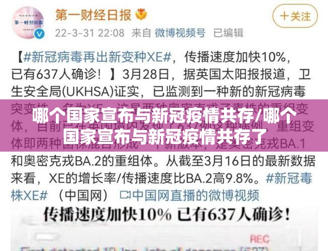 哪个国家宣布与新冠疫情共存/哪个国家宣布与新冠疫情共存了